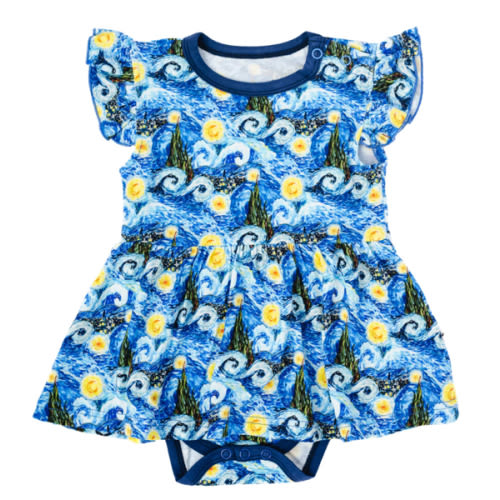 Starry Night Flutter Dress – Little Crowns & Capes
