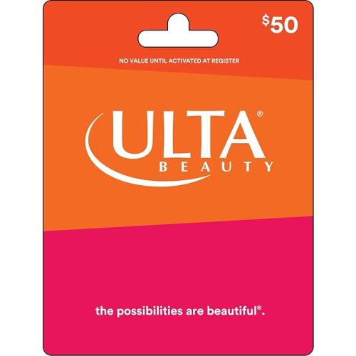 Ulta Beauty Physical Gift Card - $50