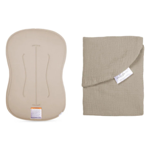 Lounger Curve + Muslin Cover Set | Birch