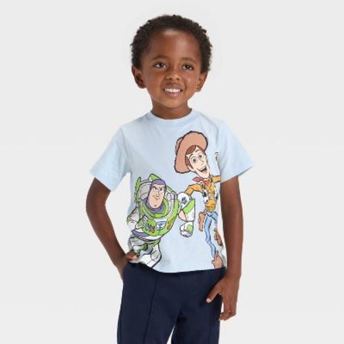 Toddler Boys' Toy Story Short Sleeve T-Shirt - Light Blue 18M