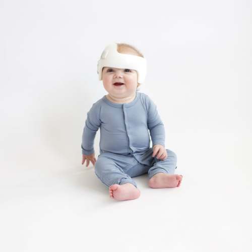Snap Romper in Slate | Baby and Infant Sleeper | Kyte Baby