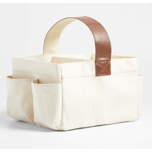 Crate & Barrel Kids - Canvas Diaper Caddy Organizer