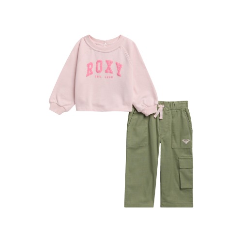 French Terry Sweatshirt & Cargo Pants Set