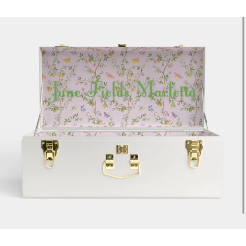 Petite Trunk - White - Sylvia's Summer / Embroidery