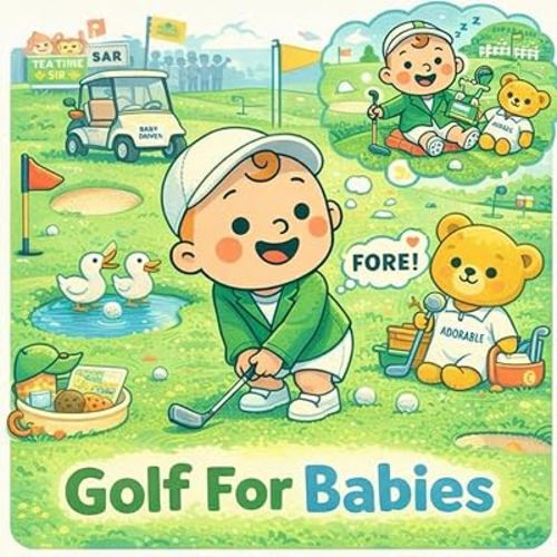 Golf For Babies: A Rhyming Picture Book About Tiny Clubs, Mini Putts, Golf Carts, and Saying “Fore!” (Grown-Up Lessons for Little Minds)