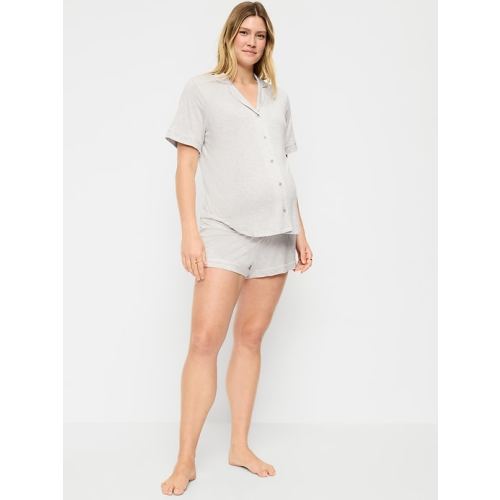 Maternity Classic Pajama Short Set