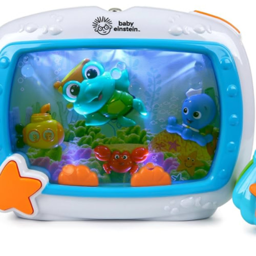 Baby Einstein Sea Dreams Soother Musical Crib Toy and Sound Machine, Newborn and up
