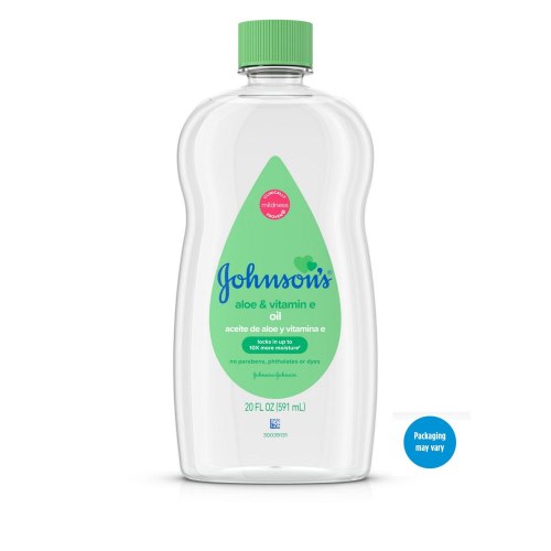 Johnson's Baby Oil, Aloe Vera & Vitamin E, Original