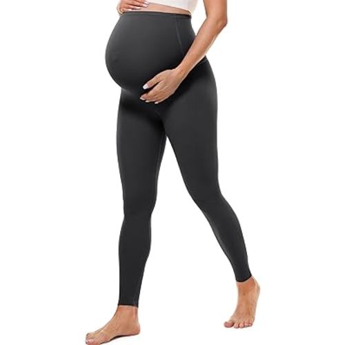 Buttergene Womens Clouduxi Maternity Leggings Over The Belly 25'' Soft Workout Activewear Yoga Pregnancy Pants Clothes