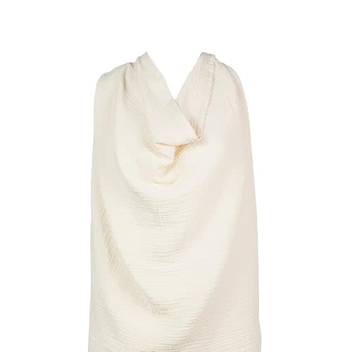 snuggle me® Nursing Cover - 100% Organic Cotton Muslin Nursing Cover Up for Breastfeeding with a BPA-Free Silicone Teether Ring, Ultra-Soft & Lightweight (33.5″ × 39.4″)