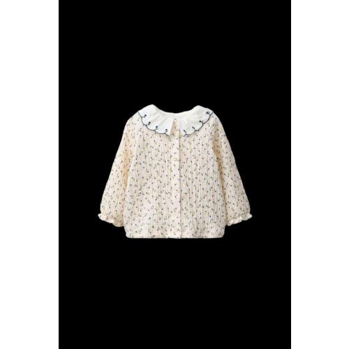 FLORAL TEXTURED SHIRT - Ecru | ZARA United States