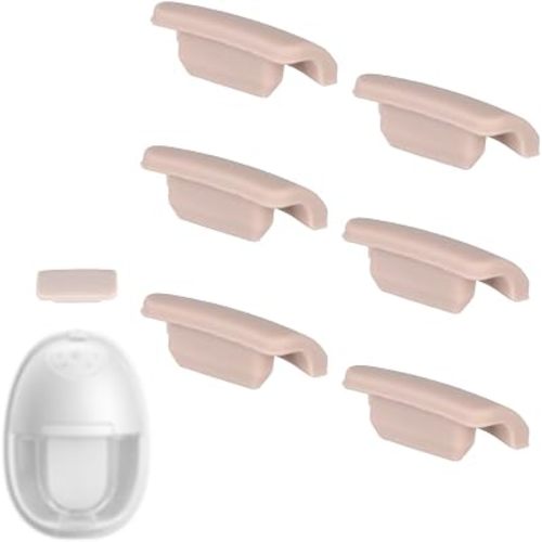 6pcs Anti-Leak Spout Cap Cover for Eufy E20/E10/S1/S1 Pro Breast Pumps
