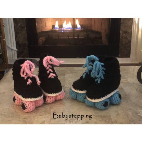 Racing Style Roller Skate baby booties