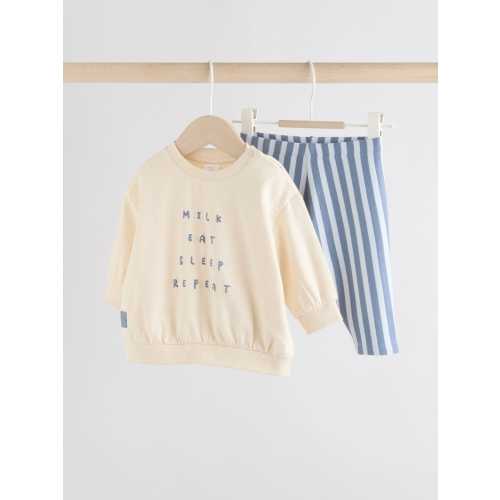 Blue Baby Sweatshirt and Leggings Set (0mths-3yrs)