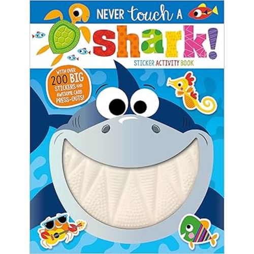 Never Touch a Shark! Sticker Activity Book