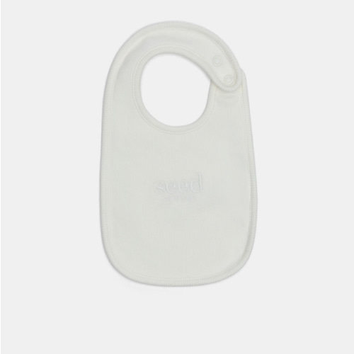 Core Logo Dribble Bib | Sage Stripe | Seed Heritage