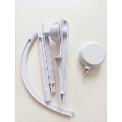 White Baby Mobile Crib Attachment with Music Box