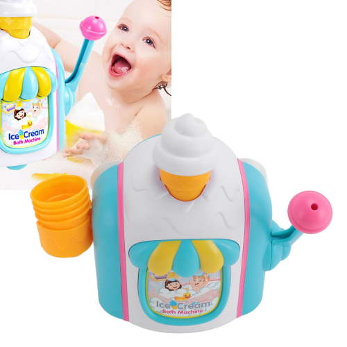 Bath Ice Cream Toy, Bubble Ice Cream Maker Plastic For Girls For Toddlers