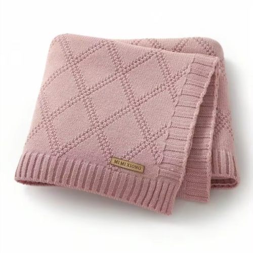 1pc Cozy And Simple Knitted Baby Blanket, Suitable For All Seasons Love Valentine | SHEIN USA