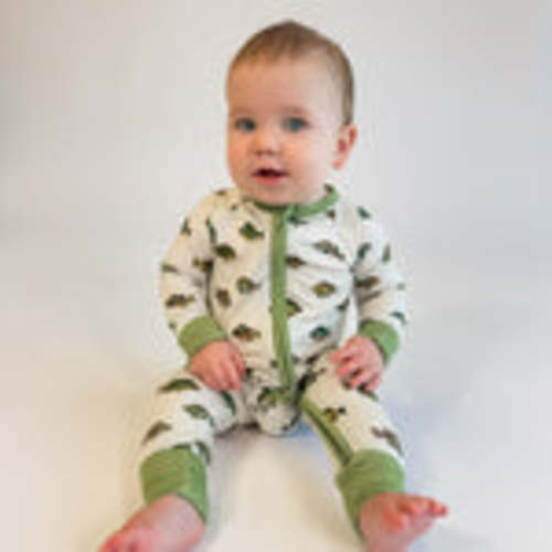 Convertible Zip Pajamas - Lake Fish – Goosies