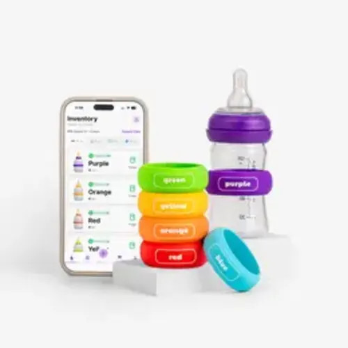HoopDee Hoops Baby Feeding Accessory - Rainbow, Pastel, Earth Pack for Breastfeeding Bottles - TikTok Shop