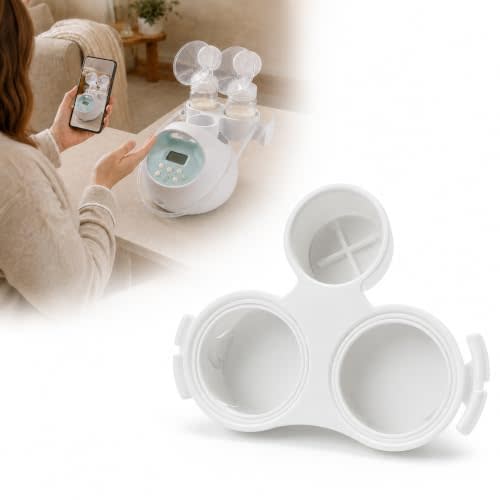 Bottle & Hose Holder for Spectra Breast Pump(Oval Hole,Previous Generation) | 3D Printing for Spectra Pump Caddy, Organize and Simplify Your Pumping Journey, Ideal Gift for New Moms