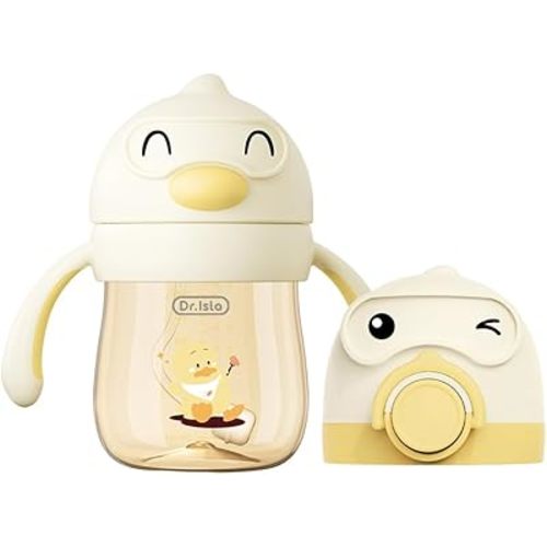 Dr.isla PPSU Weighted Straw Training Cup-2 in 1 Spout & Sippy Cups