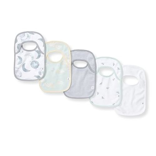 Burt’s Bees Baby Organic Baby Bibs – 100% Cotton Newborn Infant Bibs for Baby Boys & Girls