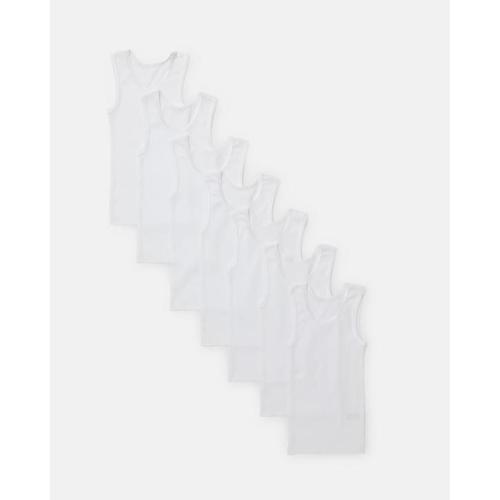 7 Pack Baby Singlets