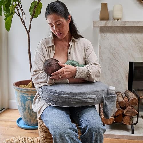 My Brest Friend Deluxe Nursing Pillow Cover - Evening Gray