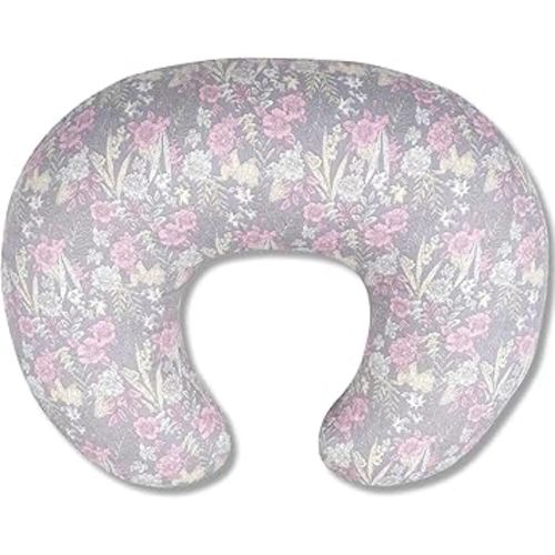 Nursing Pillow, Breastfeeding Pillow with Removable Cover, Ergonomic Breast Feeding Pillow, Baby Feeding Support Cushion for Mom Easier Breastfeeding- Original Size/Dusky Floral