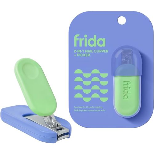 Frida for Kids Nail Clipper for Kids, Safety Nail Clipper + Picker, 1 Ct