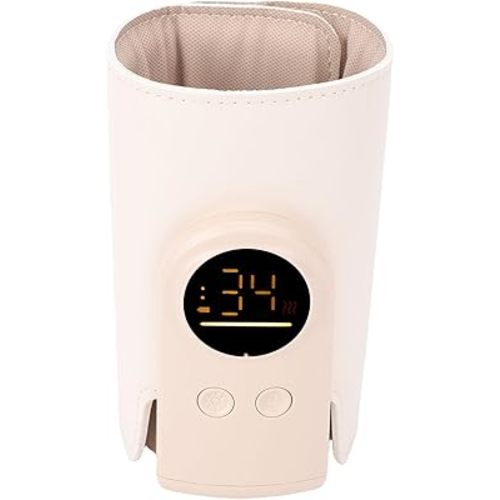 Baby Bottle Warmer USB Rechargeable Portable Milk Bottle Heater Temperature Control Insulated Sleeve for Travel Outdoor Baby Feeding