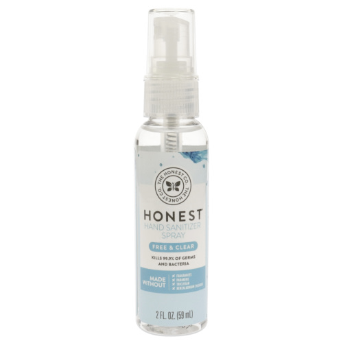 The Honest Company Free & Clear Hand Sanitizer Spray, 2 fl oz