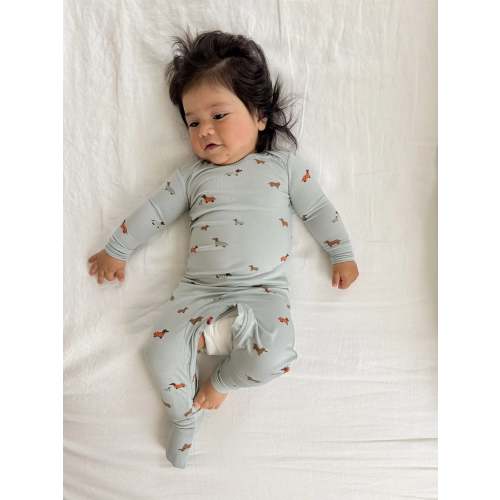 Convertible Pajama - Woof – Bumps N Bundles