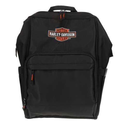 Harley-Davidson Embroidered Bar & Shield Diaper Canvas Backpack, Black 7150914