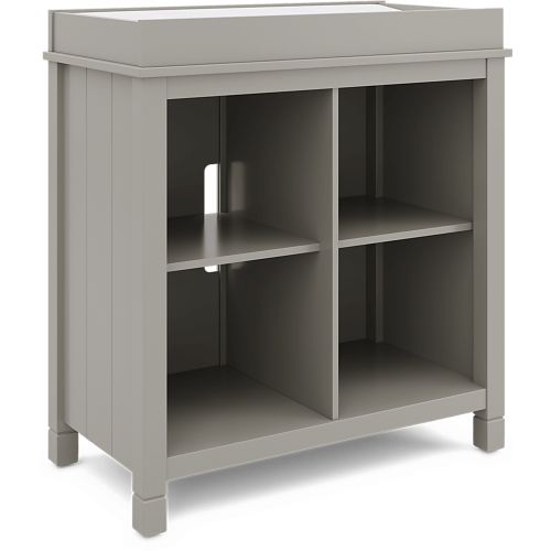 Cottage Colors Gray Bookcase With Changing Tray | Rooms to Go