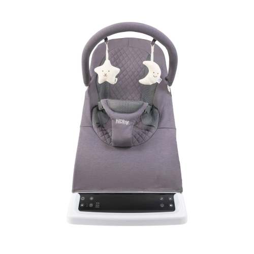 Nuby Deluxe Baby Bouncer - Dark Gray