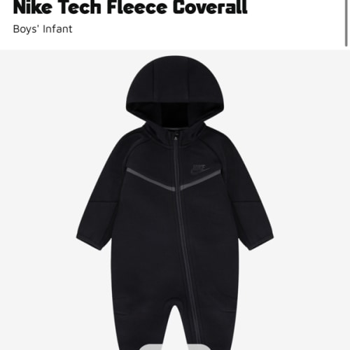 Nike Tech Fleece Coverall - Boys' Infant | Kids Foot Locker