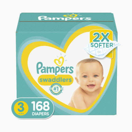 Pampers Swaddlers Disposable Diapers, Super Pack - Size 3, 78 Count