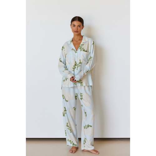 Abigail Sleep Set - Long - Heirloom Hydrangea – Piyama USD