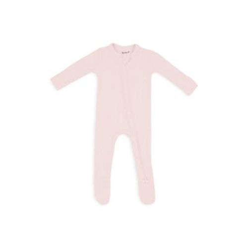 Unisex Zip Up Ribbed Footie - Baby