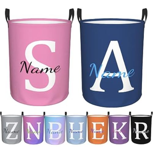 Cutsom Laundry Hampers with Name for Boys Girls Women Men