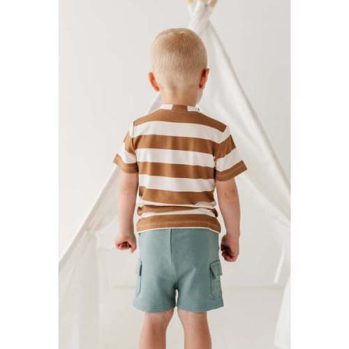 Boy's Cargo Shorts Seagrass - Babysprouts | Maisonette