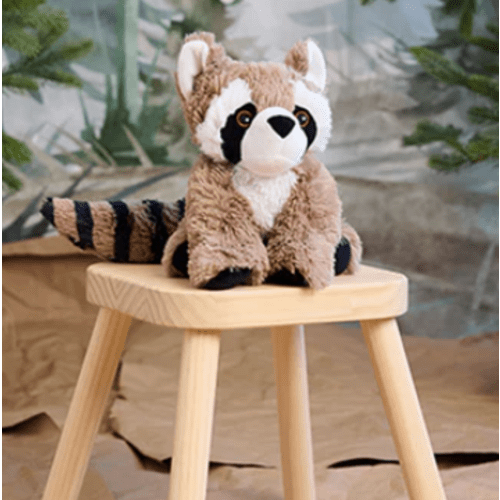 Warmies Raccoon Stuffed Animals | Weighted Raccoon Plush
