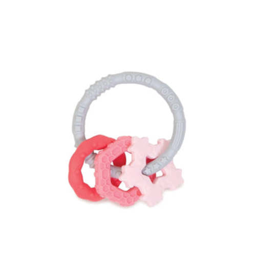 Food-Safe Silicone Teething Rings For Infants 3 mos up | Bumkins Baby