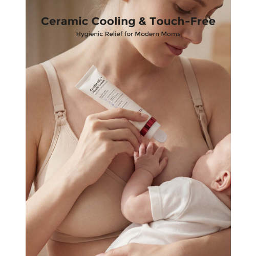Momcozy ComfortNip™ Cooling Nipple Cream | Touch-Free Relief