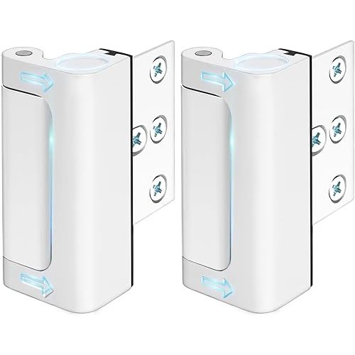 Door Lock for Front Door Kids Safety - Home Security Door Reinforcement Locks Child Proof for Doors Latches for Top of Inside Childproof Flip for Night Bedrooms Apartment Add Extra Lock