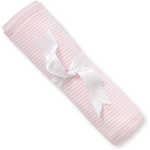 kissy kissy Baby Girls Simple Stripes Blanket, Pink, One Size