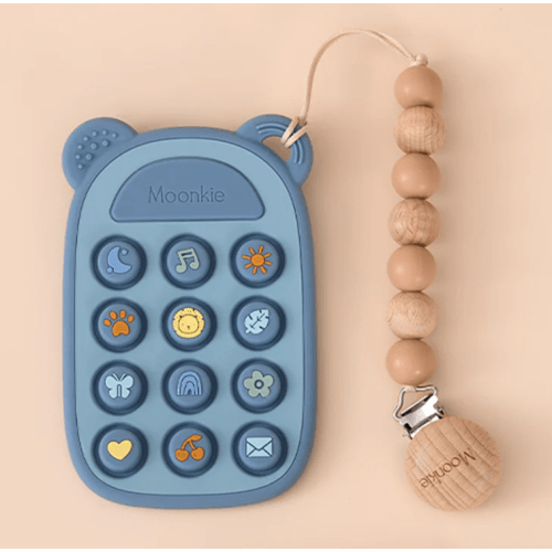 Silicone Phone Press Toy - Patterned Skyline
